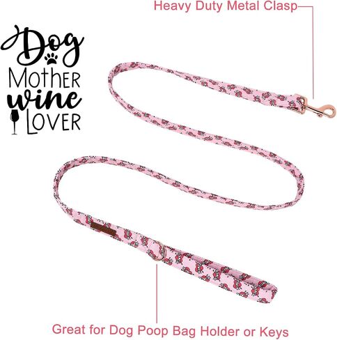 Patriotic Dog Leash Match 4th of July Dog Collar, Sturdy Durable 4th of July Cotton Dog Leash, American Flag Dog Training Leash for Small Medium Large Dog in Saudi Arabia