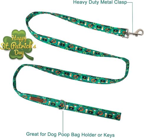 Patriotic Dog Leash Match 4th of July Dog Collar, Sturdy Durable 4th of July Cotton Dog Leash, American Flag Dog Training Leash for Small Medium Large Dog in Saudi Arabia
