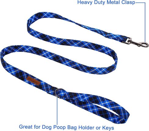 Patriotic Dog Leash Match 4th of July Dog Collar, Sturdy Durable 4th of July Cotton Dog Leash, American Flag Dog Training Leash for Small Medium Large Dog in Saudi Arabia