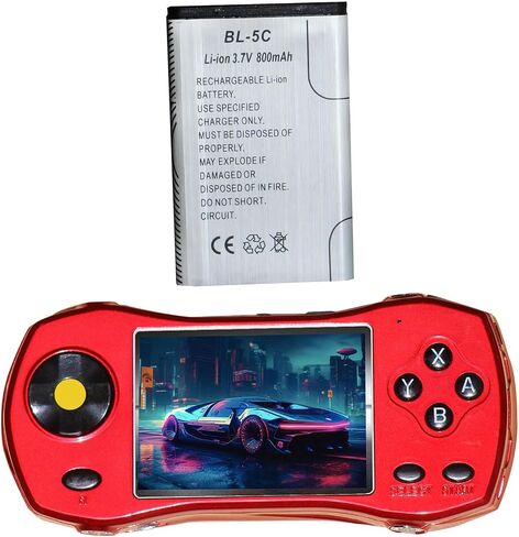 Handheld Game Console for Kids Preloaded 240 Retro Video Games, Portable Gaming Player with Rechargeable Battery 3.0" LCD Screen, Mini Arcade Electronic Toy Gifts for Boys Girls in Saudi Arabia