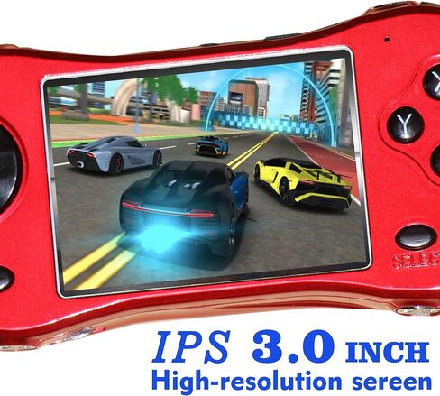 Handheld Game Console for Kids Preloaded 240 Retro Video Games, Portable Gaming Player with Rechargeable Battery 3.0" LCD Screen, Mini Arcade Electronic Toy Gifts for Boys Girls in Saudi Arabia