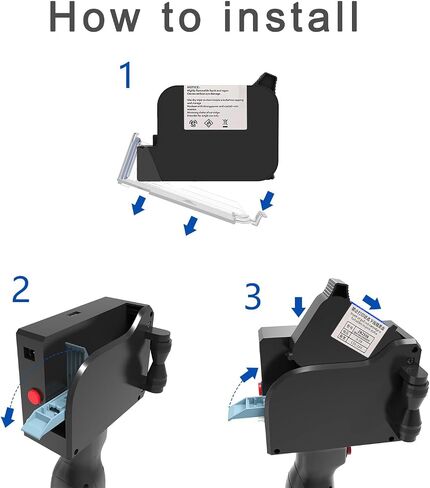 ترقية طابعة Inkjet محمولة ، طابعة حبر طائرة للنص QRCode باركود تاريخ الوقت رقم دفعة شعار طباعة على قطعة قماش خشبية معدنية من البلاستيك (طابعة الحبر المحمولة) in Kuwait