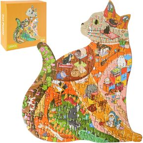 Puzzles for Kids Ages 4-6,4-8,8-10, 70 Piece Mermaid Shaped Kids Puzzles Jigsaw Puzzles Birthday Party Favors Gift for Kid Girls Age 4 6 7 8 Learning Educational