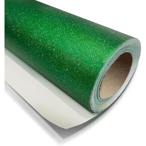Blavermant Wrapping Paper Red Glitter Mini Roll - 17" x 50 ft - Solid Color Paper Perfect for Wedding, Birthday, Christmas, Baby Shower