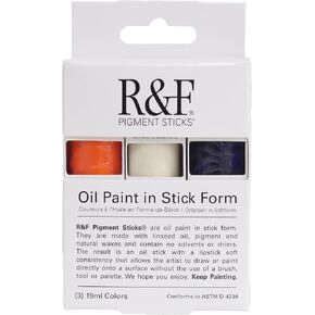 Handmade Paints - Professional Oil Pigment Stick, Trial Set of 3 19ml