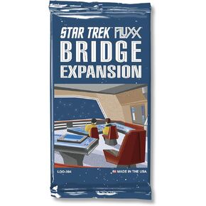 Looney Labs Star Trek Fluxx: Bridge Expansion – 2-6 Players – Card Games for Family – 5-30 Mins of Gameplay – Games for Family Game Night – Card Games for Kids & Adults Ages 8+ - English