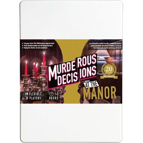 Murder at The Manor Premium (2024) 6-20 Player Flexible Murder Mystery Dinner Party Game