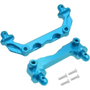 Metal Front Rear Car Shell Column Pillars Body Post for 1/14 Mjx Hyper Go 14210 RC Car Aluminum Alloy Upgrade Parts,Red