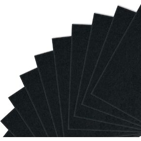 40 Pcs 8 x 12 Inches Black Felt Fabric Sheets,1mm Thick Craft Felt Fabric Sheet for DIY Projects,Patchwork Art,Sewing Crafts,Party Decoration