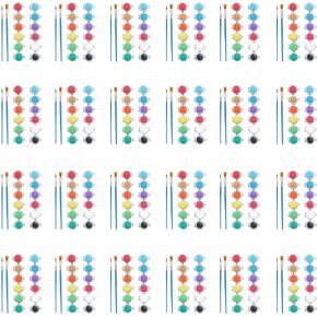 Acrylic Paint Sets - 12 Individual Colors with 2 Brushes for all your Arts & Crafts Projects. Acrylic Paint Set for Painting Kits for Adults or Kids