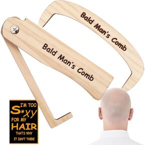 2pcs مضحكة رجل الأصلع مشط مضحك هدايا هدايا أبريل كذبة هدية مزحة هدية للرجال مشط تساقط الشعر للرجال الصلعاء على هدية هدية هدية هدية للرجال