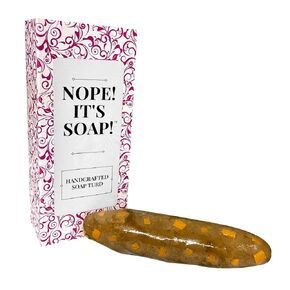 Realistic Poop Soap Turd Bar - Peppermint Scented Soap Chunky Thick Dookie Soap for Kids Adults Weird Stocking Stuffers Fake Poop Gag Gift Prank Easter Basket Filler