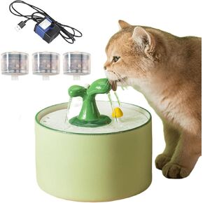 6 Packs Cat Fountain Replacement Filters, Ceramic Cat Water Fountain Filters for Automatic Pet Water Dispenser, Activated Carbon Filter