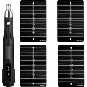 Electric Four-Plate Engraving Set - Titanium Crypto Seed Phrase Storage | Fireproof, Corrosion-Resistant, Rust-Free | Compatible with Ledger MetaMask Safapal All Software and Hardware Wallets