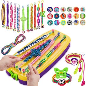 Friendship Bracelet Making Kit for Girls Age 6-12 | DIY Arts and Crafts for Kids | Christmas Birthday Gifts Ideas for Girl 7 8 9 10 11 Years Old | Popular Stocking Stuffers Toys Bulk Set (112PCS)