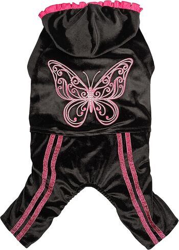 Doggy Parton Sparkle Butterfly Track Suit - M in Saudi Arabia
