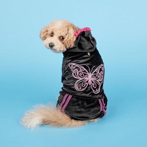 Doggy Parton Sparkle Butterfly Track Suit - M in Saudi Arabia