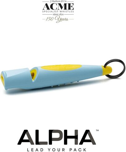 ACME Alpha 210.5 Professional Dog Training Whistle with Enhanced Ergonomic Grip. BPA-Free Plastic. 110 dBA. Standardized Frequency for Smaller Dogs. Weatherproof. Made in The UK (Day Glow Pink) in Kuwait