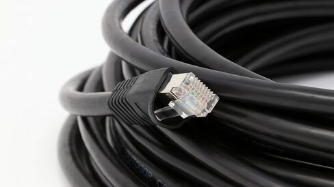 كابلات فائقة المواصفات بطول 300 قدم Cat6 كابل إيثرنت خارجي مقاوم للماء دفن مباشر (600 ميجاهرتز) محمي (نحاس نقي) in Kuwait