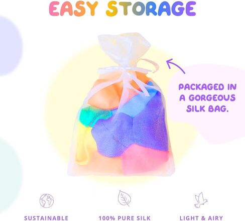 Sarah's Silks Rainbow Balloon Ball | Reusable Safe Balloon Toy for Children in Kuwait