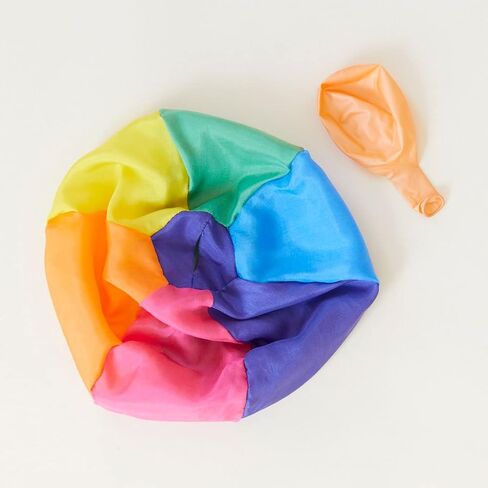 Sarah's Silks Rainbow Balloon Ball | Reusable Safe Balloon Toy for Children in Kuwait