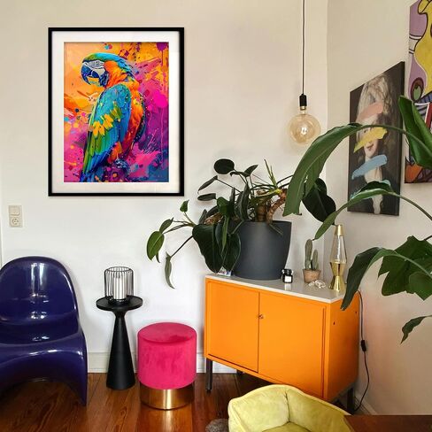 TZTTZT Diamond Art Kits for Adults, Feathered Wolf in Window Round 5D Diamond Painting Kits for Adults Beginners, Frameless Diamond Painting Craft Paint by Diamonds for Home Wall Decor 12x16 Inch in Saudi Arabia