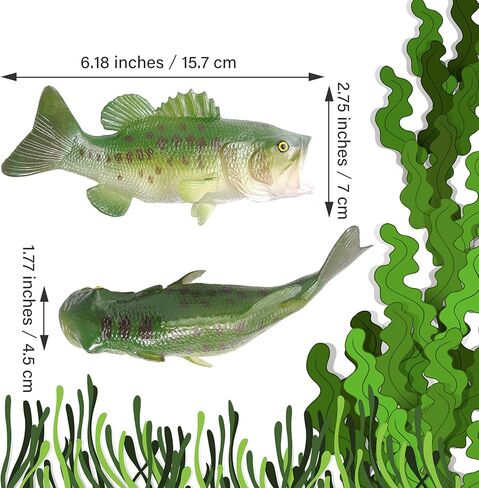 2 بيس كيك صيد الكعكة توبيخ صيد الأسماك ديكورات السمك عيد ميلاد ديكورات الأسماك الكعكة أعلى لزخارف حفلة عيد الميلاد in Kuwait