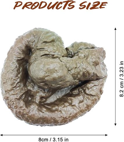 KAYNO Novelty Fake Poopy Toy,April Fools' Day Prank Gag Toys Fake Poop, Fake Shit Animal Poop Gag Toys and Practical Jokes,Perfect Gag Gift, Prank Gift in Saudi Arabia