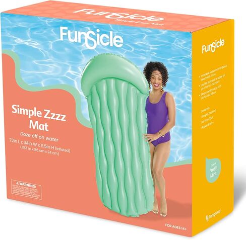 Funsicle 6 FT Simple Zzzz Hostable Mater Heat مع مسند رأس مريح in Kuwait