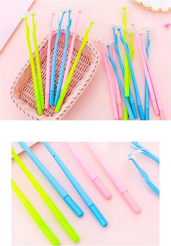 YYaaloa 20PCS Color Changing Flower Pens Novely Fun Gel Ink Pen 10 styles Bulk for Birthday Party Favors School Classroom Office Girls Presents (20pcs mixed) in Kuwait