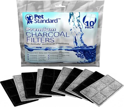 Premium Charcoal Filters for PetSafe Drinkwell Fountains, Pack of 10 in Kuwait