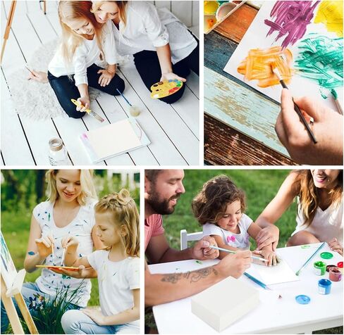 Ddaowanx 120 Sheets Watercolor Paper,140 lb/300 GSM Cold Press Paper White Water Color Paper for Kids Child Students Adults Artists Drawing,Painting Christmas Gift Cards (5 x 7 Inches) in Saudi Arabia