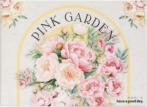 180pcs ملصقات سجل قصاصات Pet Garden Peet Garden ، Cherry Lilac Peony Tulip Rose Rose Wildflower. in Kuwait