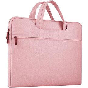 15.6-Inch Laptop Bag, Scratch Resistant Fabric, Dual Sturdy Handles, Compatible with 15.6-Inch Laptops and Below