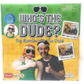 Charades Game for Family Who's The Dude Identity Fun Games Gift for Reunion Adult Game Night Ages 16+ 440 Funny Scenarios