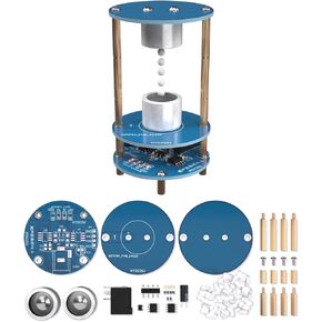 Electric Ultrasonic Levitator Kit, Soldering Projects Mini Cool Acoustic Levitator, Soldering Practice Kit DIP Version for Learning Teaching STEM Education Ideal Gift for Family and Friends