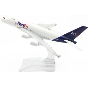ARCADORA Airplane 16Cm Model for Federal Express A380 1:400 Aircraft Kits for Collection and Gift
