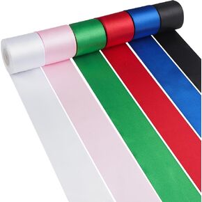Liuyaxi 100 ياردة شريط Grosgrain الصلب ، 3/8 "× 5 ياردة/لفة ، 20 ألوان قوس قوس قزح متعدد الألوان لفة مثالية للهدايا الحرف لفات الزهرة أقواس الشعر ومشاريع أخرى