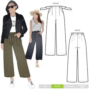 Style Arc Sewing Pattern - Clare Pant (Sizes 04-16)