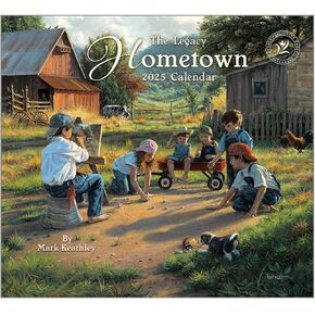 Legacy Hometown 13 x 12 Paper 2025 Hanging Wall Calendar