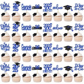 40PCS Cupcake Cupcake Toppers 2025 Purple ، فئة زخارف التخرج من 2025 Cupcake Toppers ، اختيارات Cupcake التخرج ، زينة حفل التخرج 2025