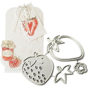 Strawberry Metal Die Cuts,Cutting Dies for Card Making Clearance,Embossing Dies for Scrapbooking, DIY Album Paper Cards Decoration