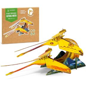 STEM Toy Eco-Friendly Learning Toy for Kids Ages 7 and Up - 3D Paper Puzzle Perfect for Birthdays, Christmas, and Holiday Gifting(Red Panda)