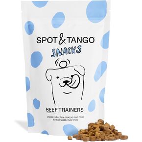 Spot & Tango Chicken Bites Dog Treats - Single Ingredient, 100% Chicken Breast - Freeze-Dried Treats - Grain & Gluten-Free - USA-Made - for Small, Medium, and Large Dogs