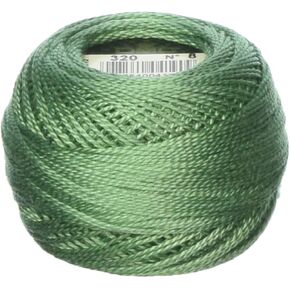 DMC 116 8-320 Pearl Cotton Thread Balls, Medium Pistachio Green, Size 8