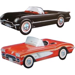 12 Classic Corvette Car Party Food Boxes - Corvette Collection