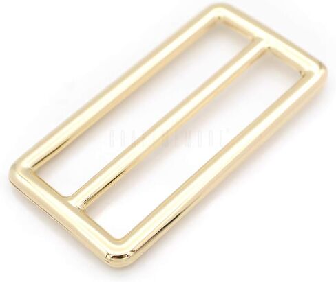 CRAFTMEMORE 2 Inch Metal Slide Buckle Bag Belt Strap Keeper Slider Triglide Adjuster Purse Making Accessories 4 pcs SCSL (2 Inches Slider, Silver) in Kuwait
