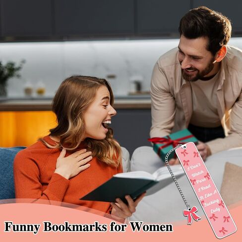 Funny Bookmarks for Women Valentines Days Gifts for Her Women Wife Gf Daughter Mom, Funny Gag Pink Gifts, Book Marks for Reading Women Bookish Gifts for Book Lovers Bookworm Christmas Birthday Gifts in Saudi Arabia