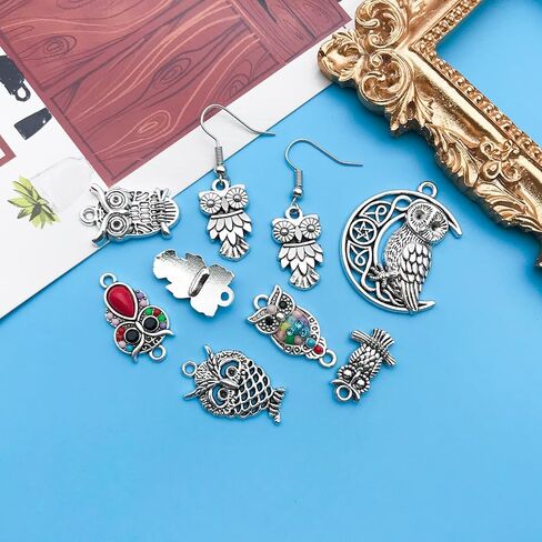 Youdiyla 96Pieces Cat Series Antique Silver Pendant Jewelry Making DIY Keychain Earrings Pendant Various Design Charms for Jewelry Making Bracelets Necklace (SN440) in Kuwait