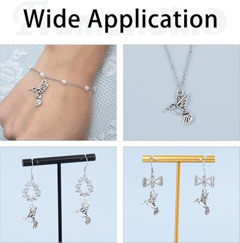 Framendino, Mini Hummingbird Charms Bird Pendant Beads for DIY Jewelry Making in Saudi Arabia